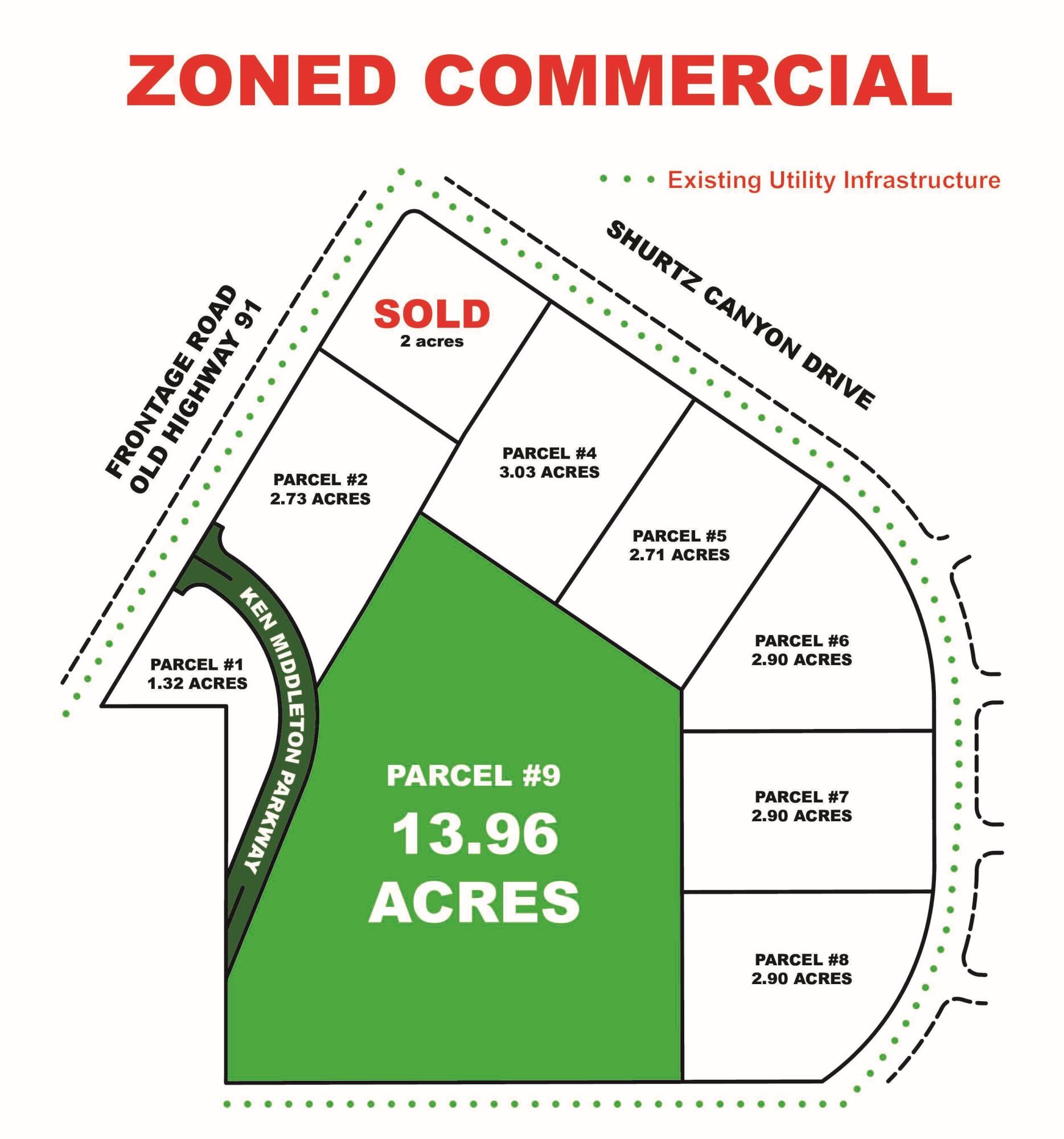 Parcel #9 13.96 Acres South Interchange, Commercial Lot, Cedar City, UT 84720 — photo 1