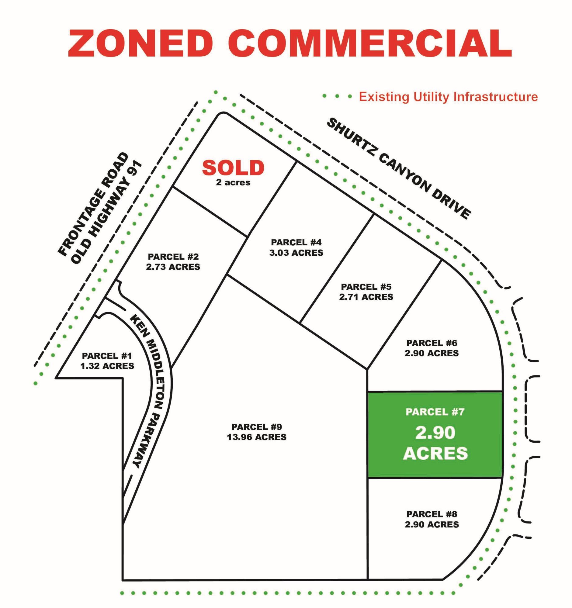 Parcel #7 2.9 Acres South Interchange, Commercial Lot, Cedar City, UT 84720 — photo 1