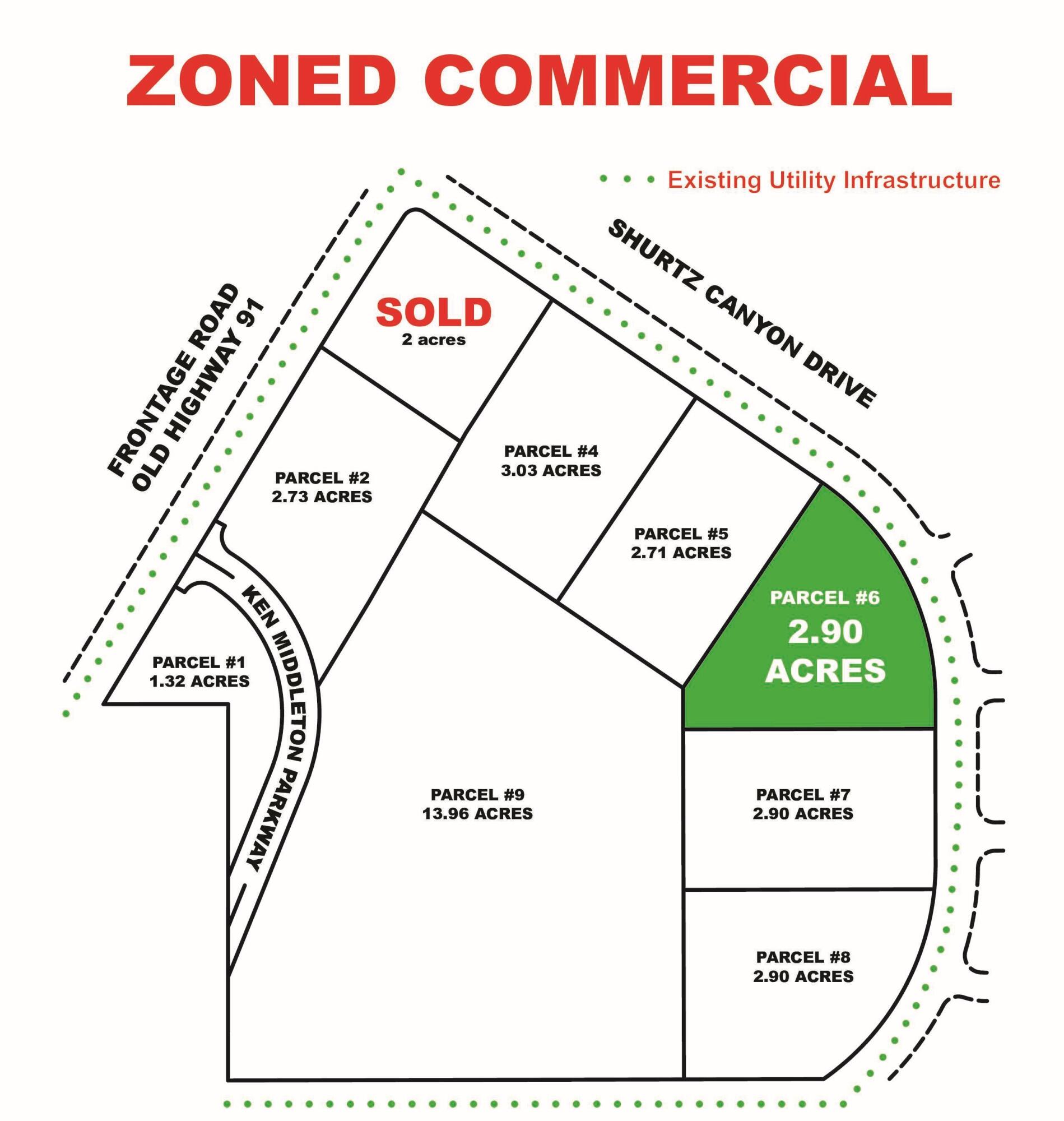 Parcel # 6 2.9 Acres South Interchange, Commercial Lot, Cedar City, UT 84720 — photo 1
