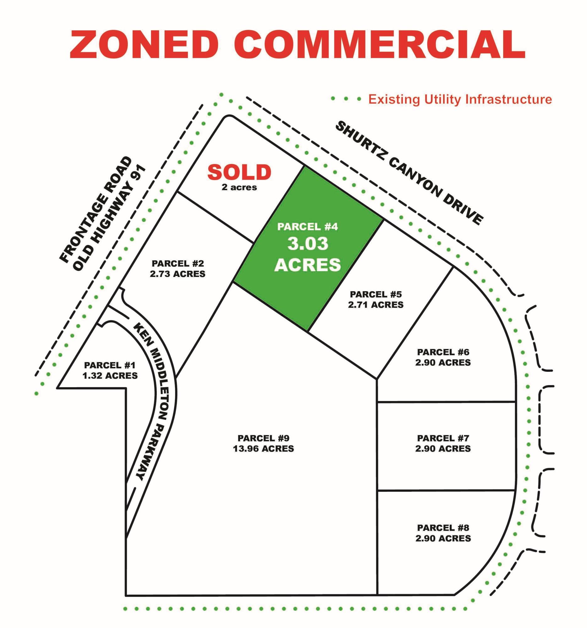 Parcel #4 3.03 Acres South Interchange, Commercial Lot, Cedar City, UT 84720 — photo 1