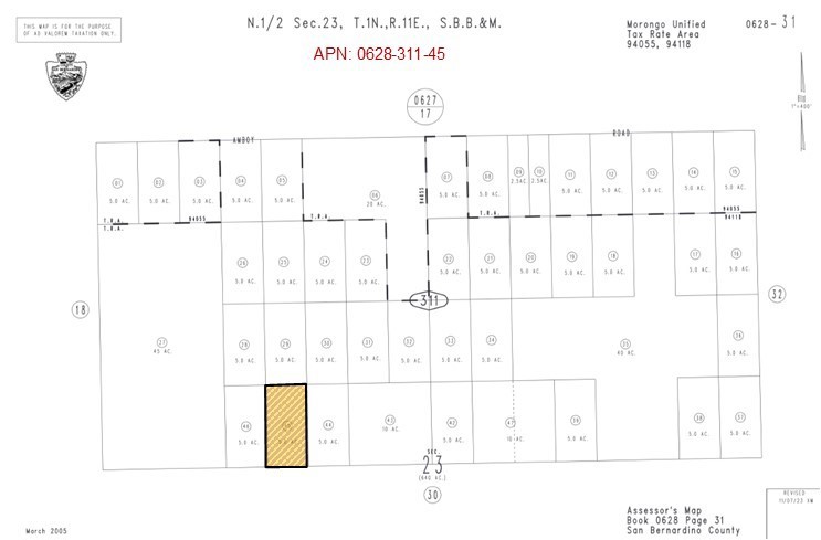 5 AC Near Kelly Road, 29 Palms, CA 92277 — photo 1