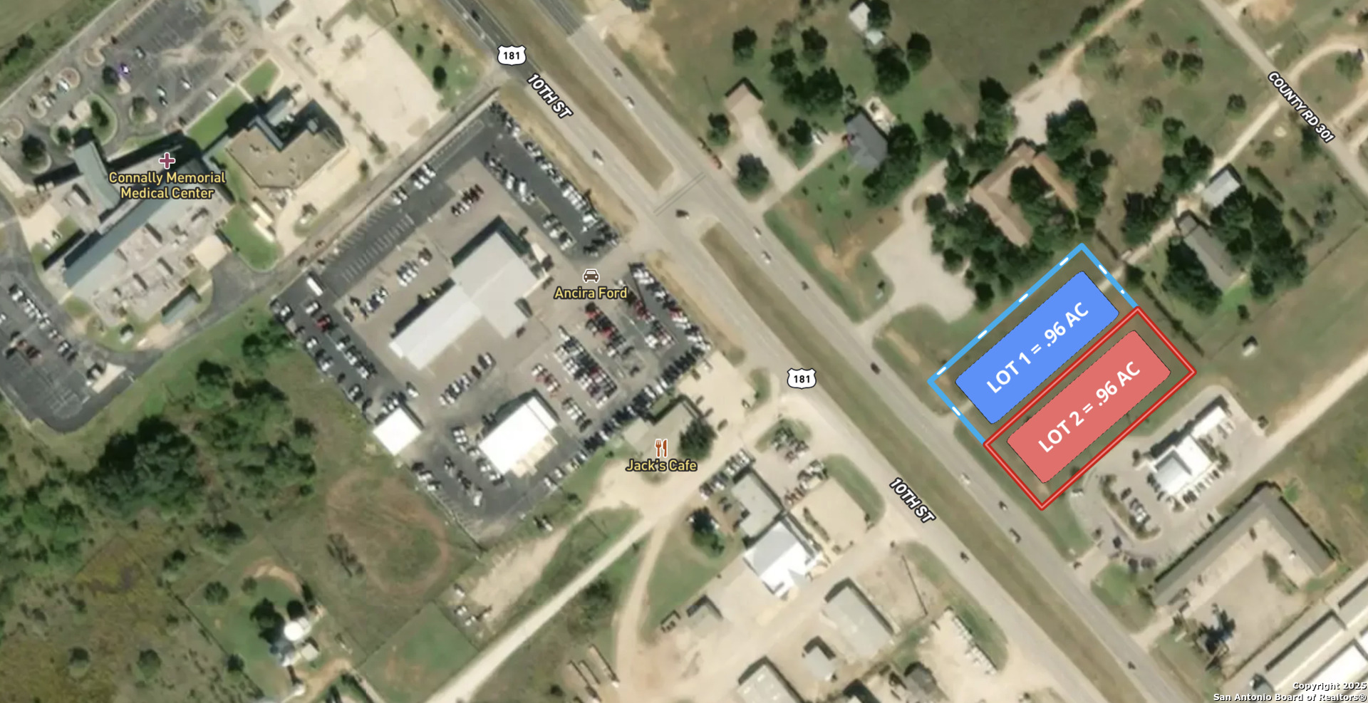 .96 AC LOT 1 N US Hwy 181, Floresville, TX 78114 — photo 1