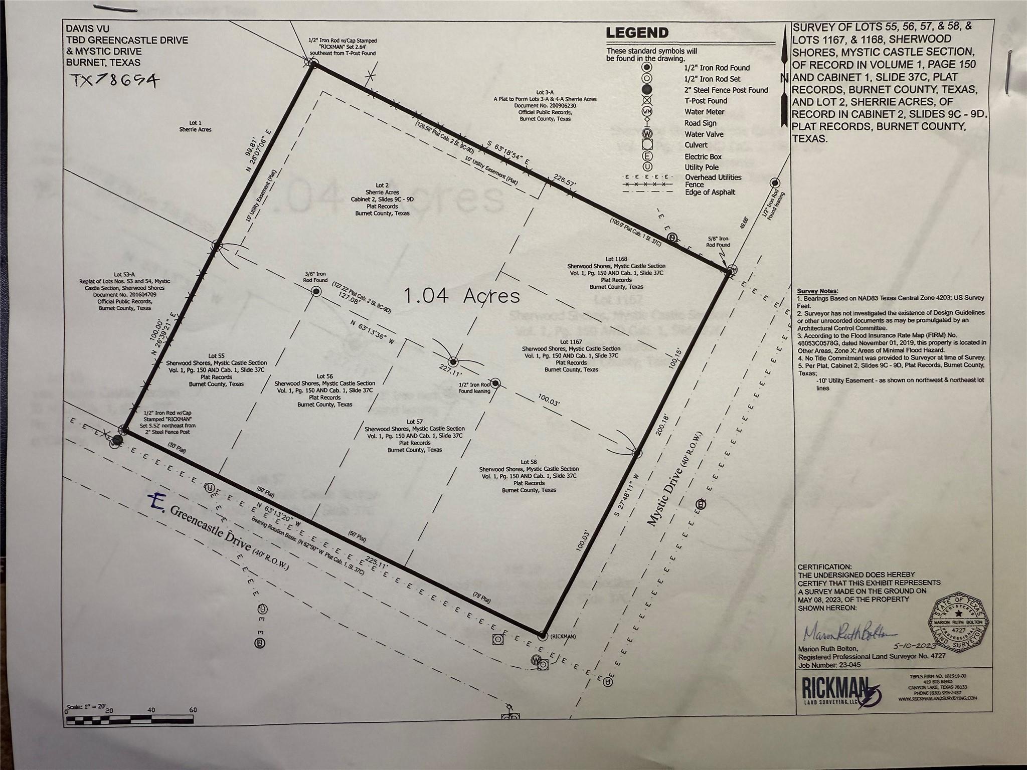 Lot 55,56,57,58,1167,1168 Greencastle and Mystic, Granite Shoals, TX 78654 — photo 1