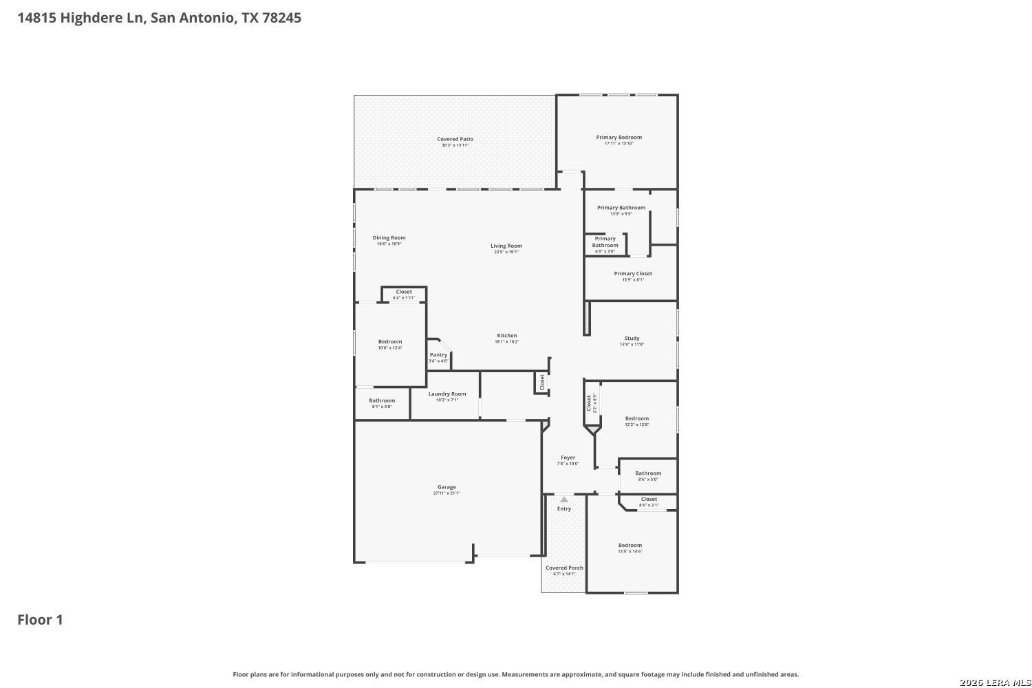 14815 HIGHDERE LN, ,  78245 — photo 1