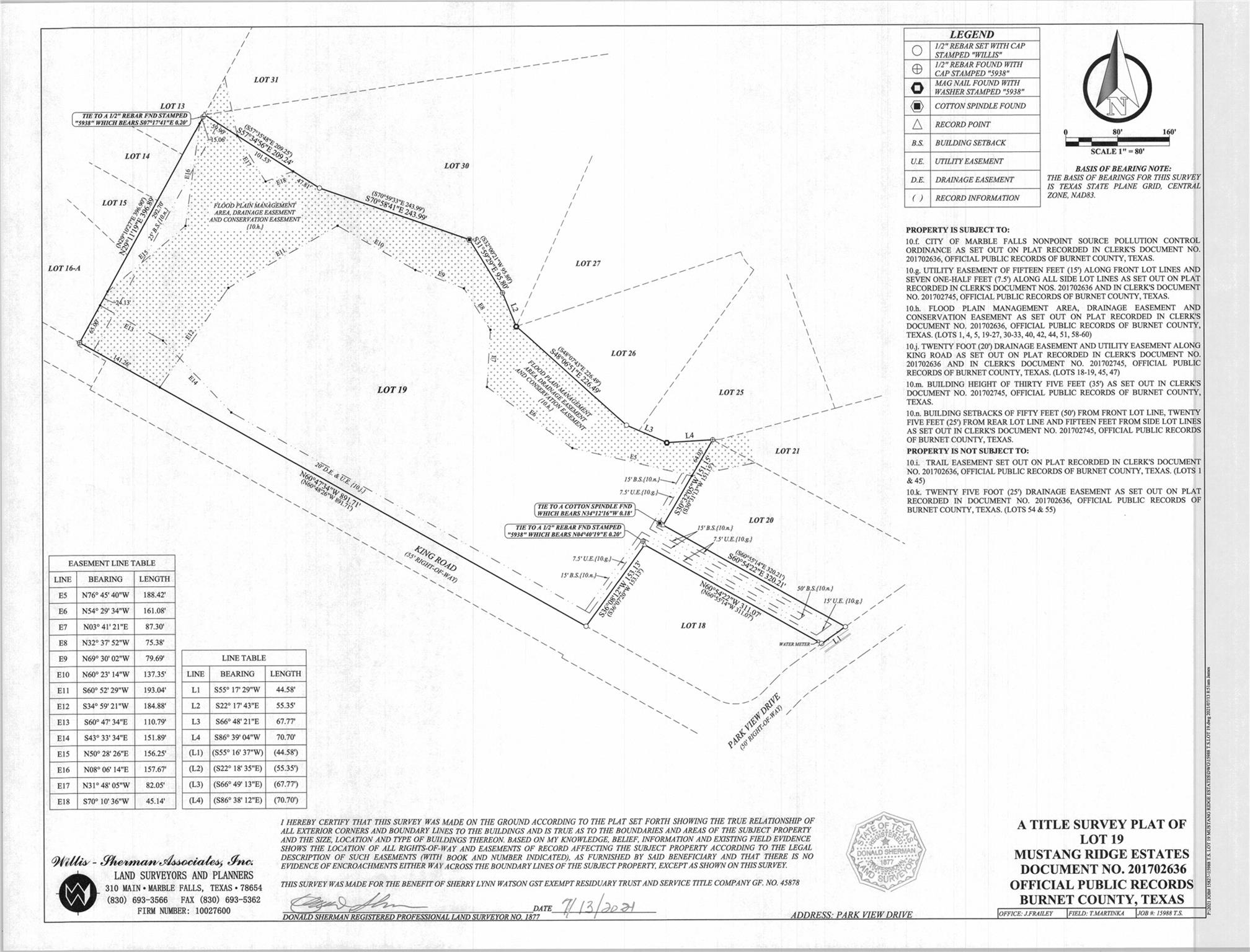 Lot 19  Park View Dr, Marble Falls, TX 78654 — photo 1