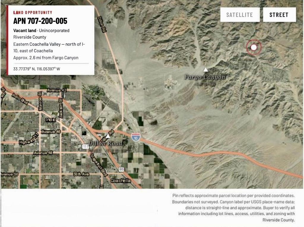 707200005 APN 10 Acres, Indio, CA 92203 — photo 1