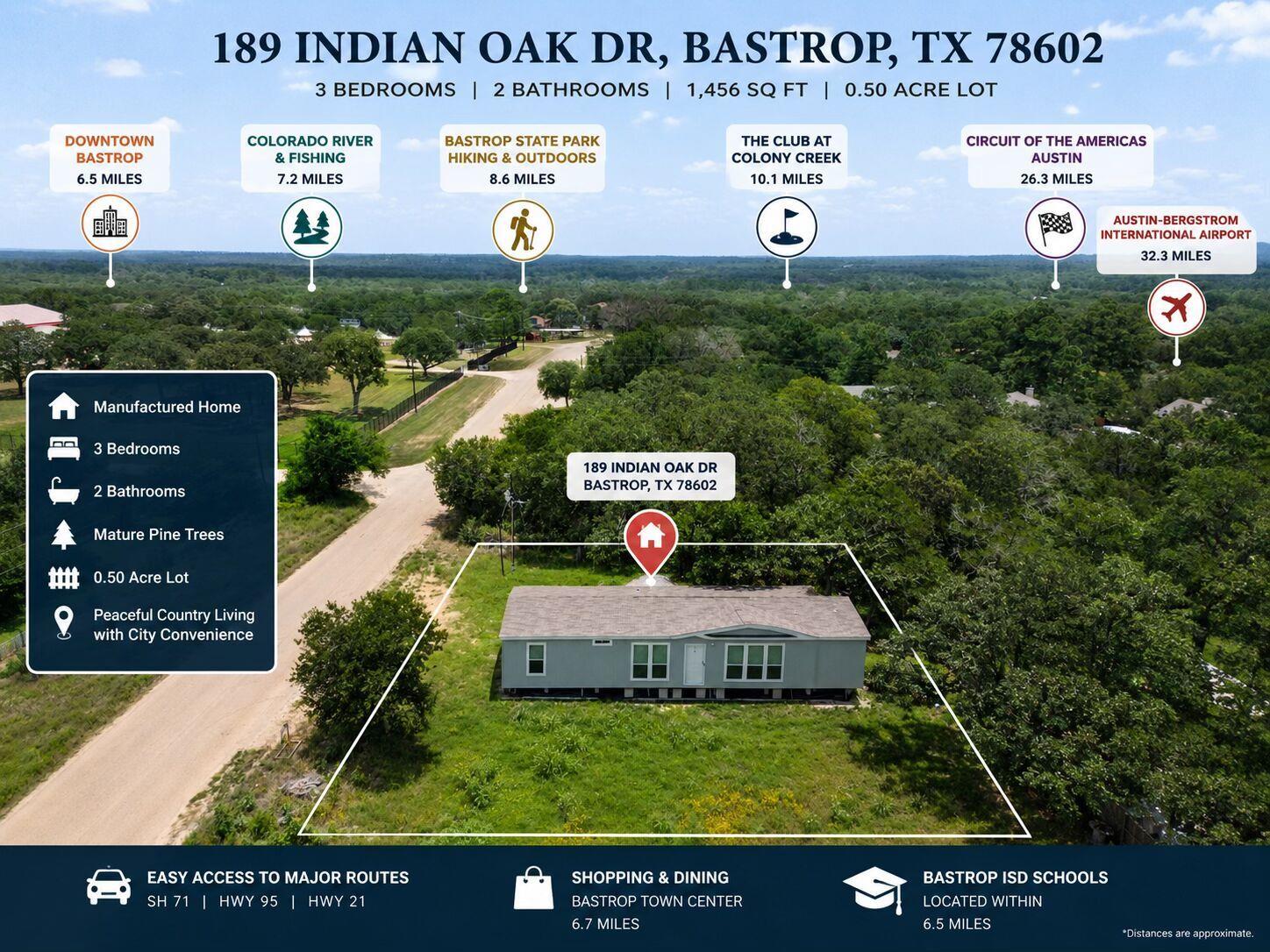 189 Indian Oak, Bastrop, TX 78602 — photo 1