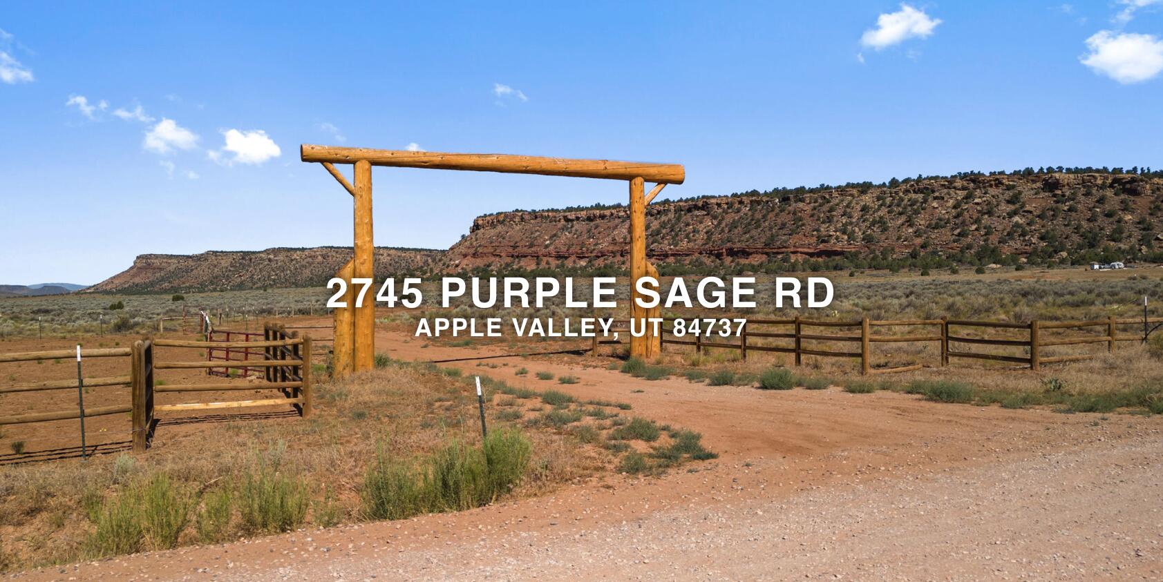2745 N PURPLE SAGE RD, Apple Valley, UT 84737