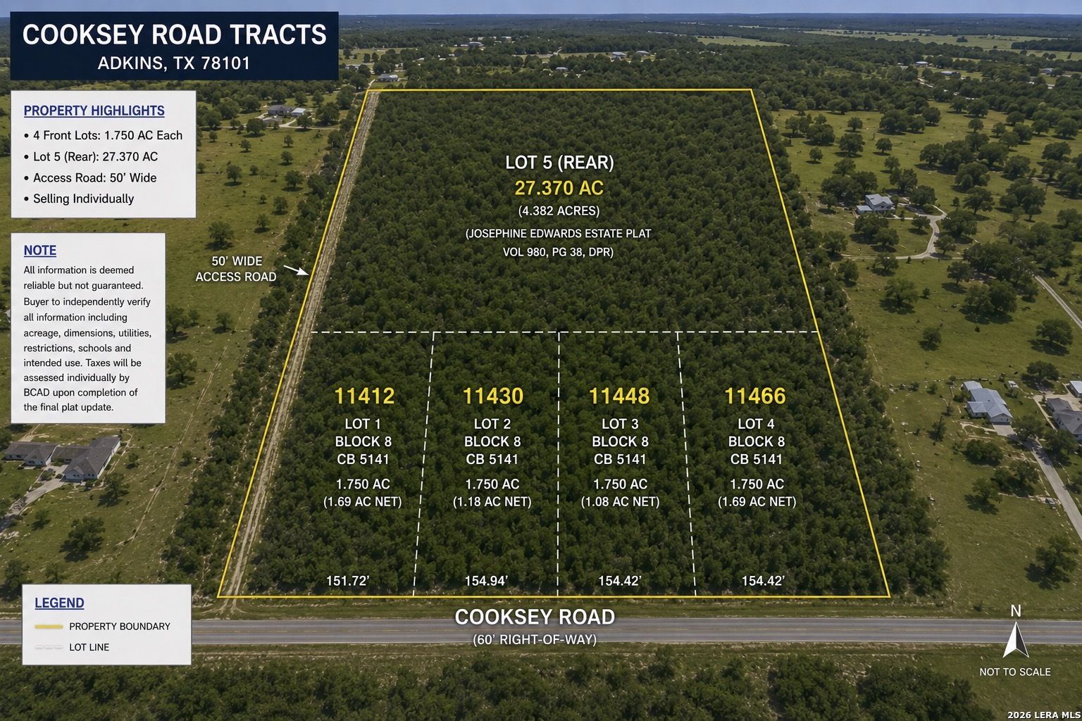 11448 COOKSEY RD, Adkins, TX 78101 — photo 1