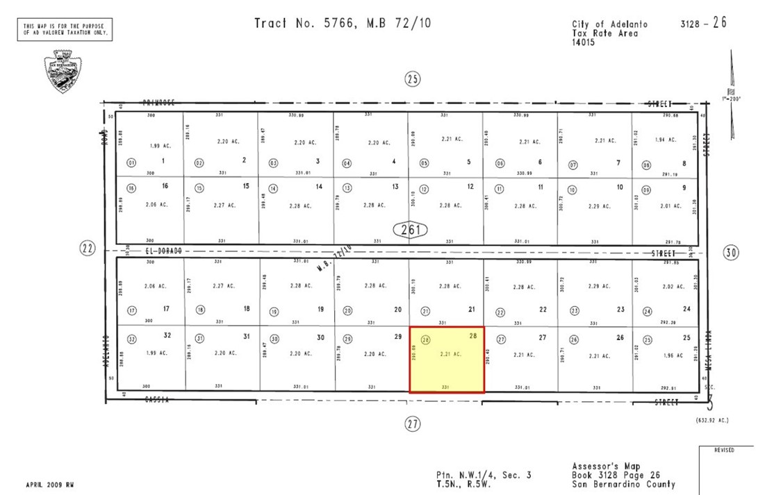 0 Cassia Road, Adelanto, CA 92301 — photo 1