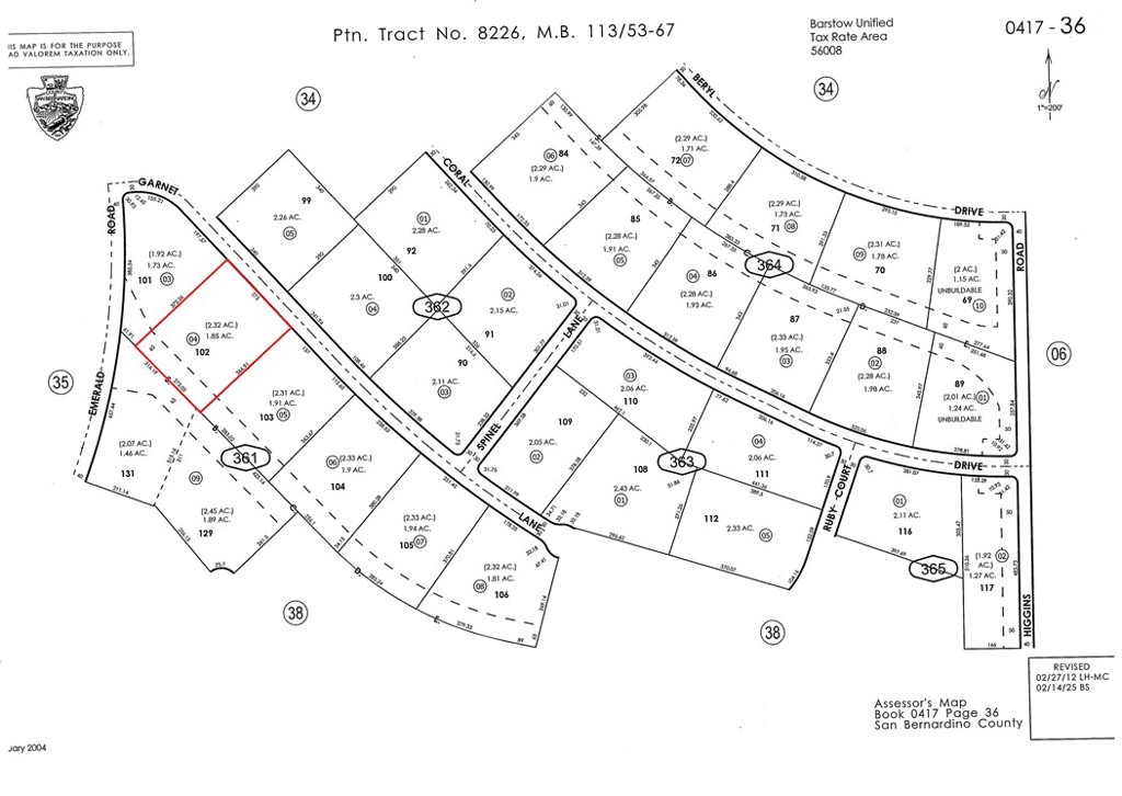 0 Garnet Lane, Barstow, CA 92327 — photo 1