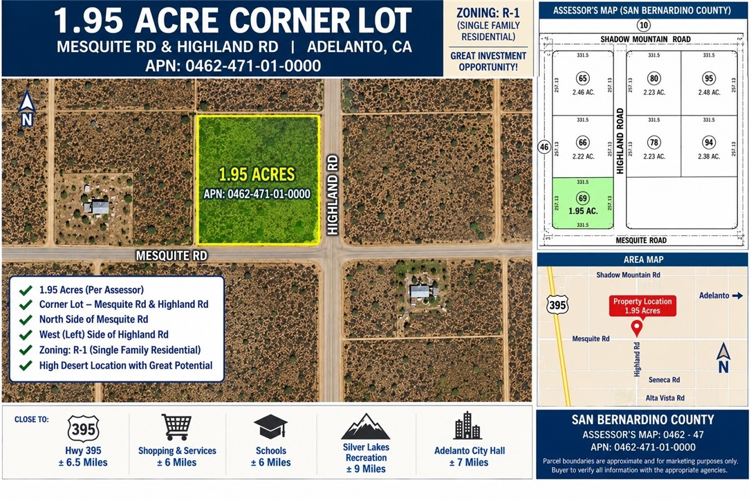 0 Mesquite, Adelanto, CA 92301 — photo 1