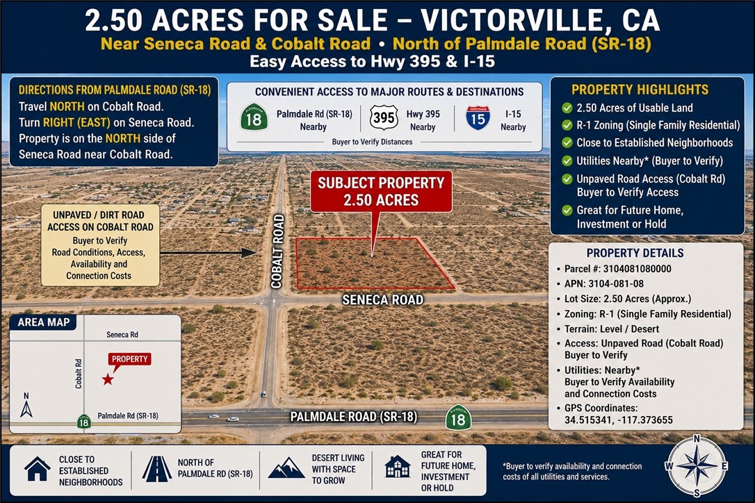 0 Seneca Road, Victorville, CA 92394 — photo 1