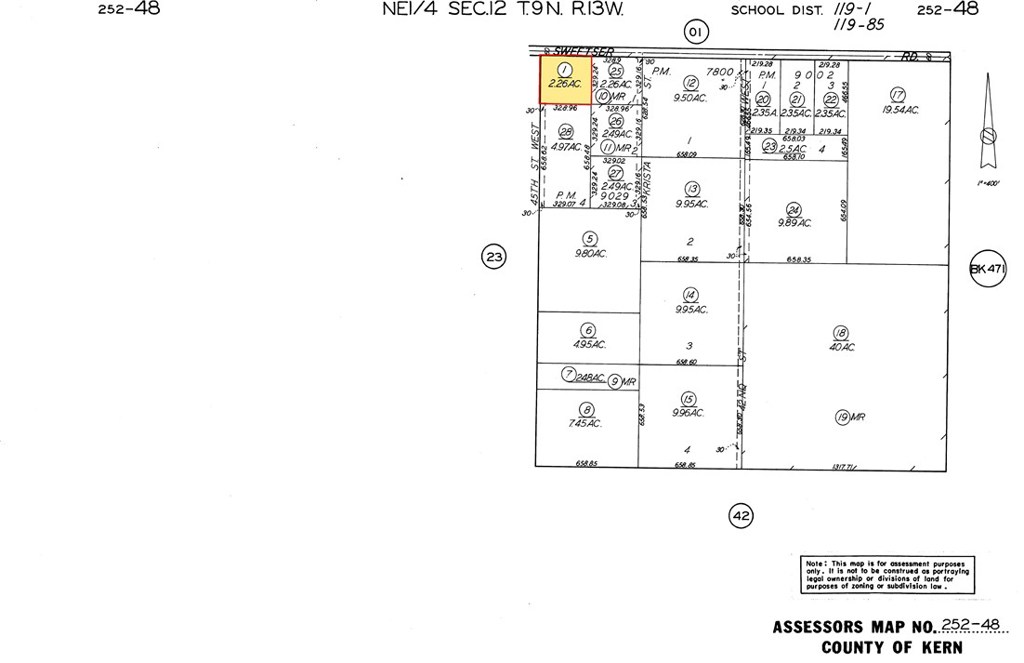 45 Street W Sweetser, Rosamond, CA 93560 — photo 1