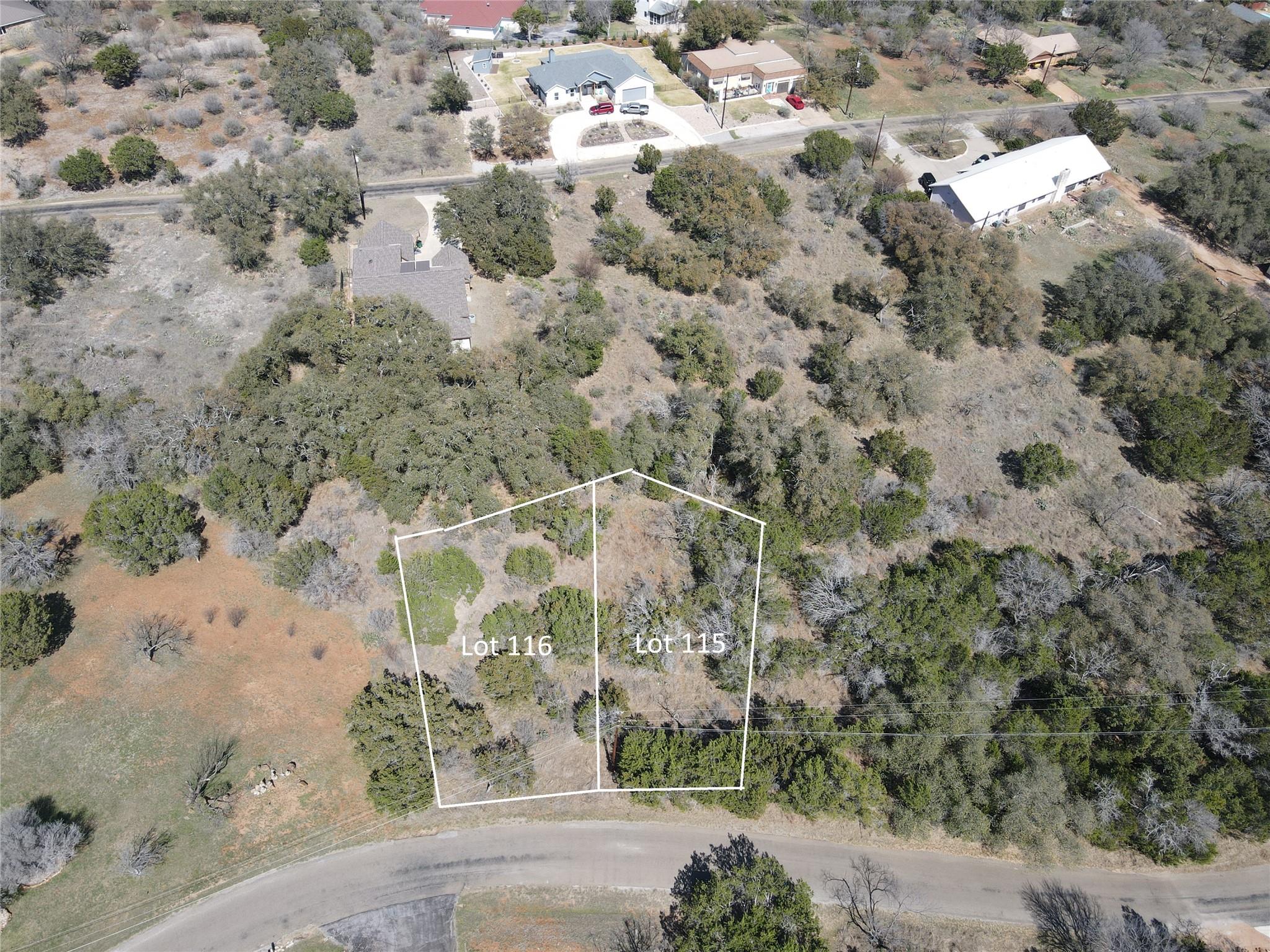 Lots 115 & 116 Deerhaven Dr, Horseshoe Bay, TX 78657 — photo 1