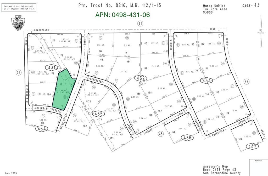 181 LOT Columbia Street