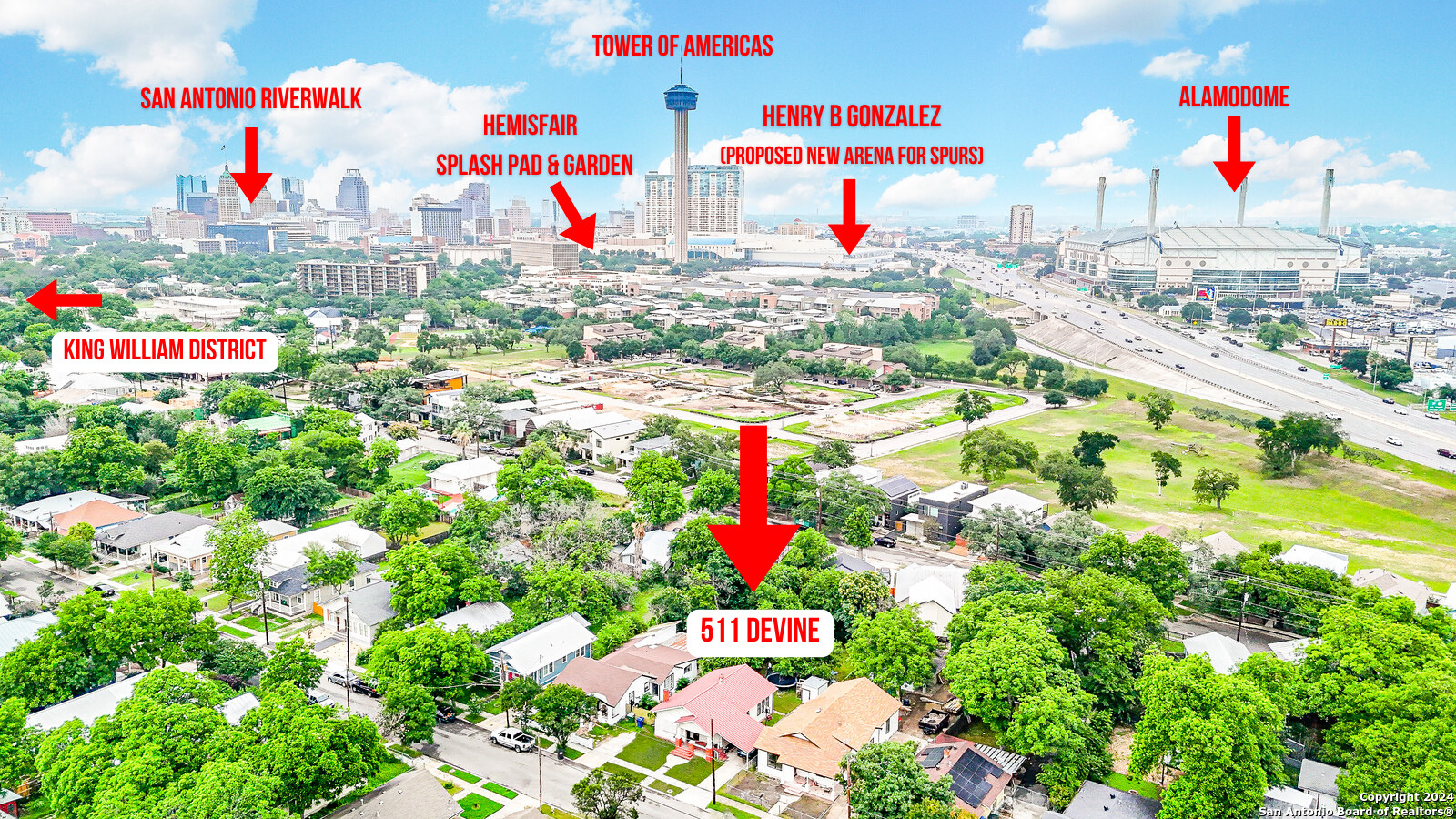 511 DEVINE ST, San Antonio, TX 78210 — photo 1