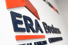 ERA logo on a white wall