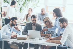 Marketing team supporting agents