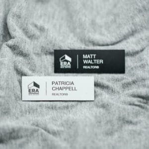 Name Badge - Black, Magnetic