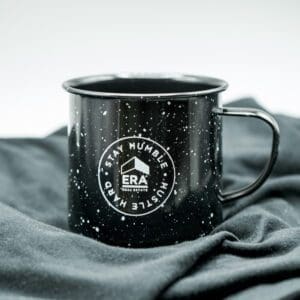 ERA 16 oz. Campfire Mug - Stay Humble, Hustle Hard Black