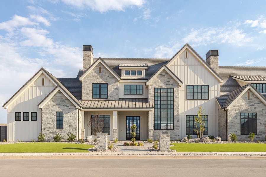 Expansive estate set within a dramatic landscape