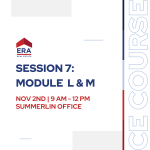 CE Course: Session 7 Module L & M - Mesquite
