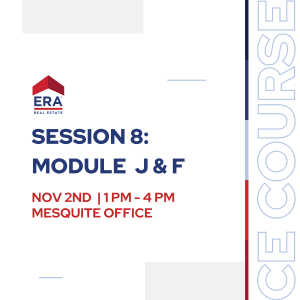 CE Course: Session 8 Modules J & F - Mesquite