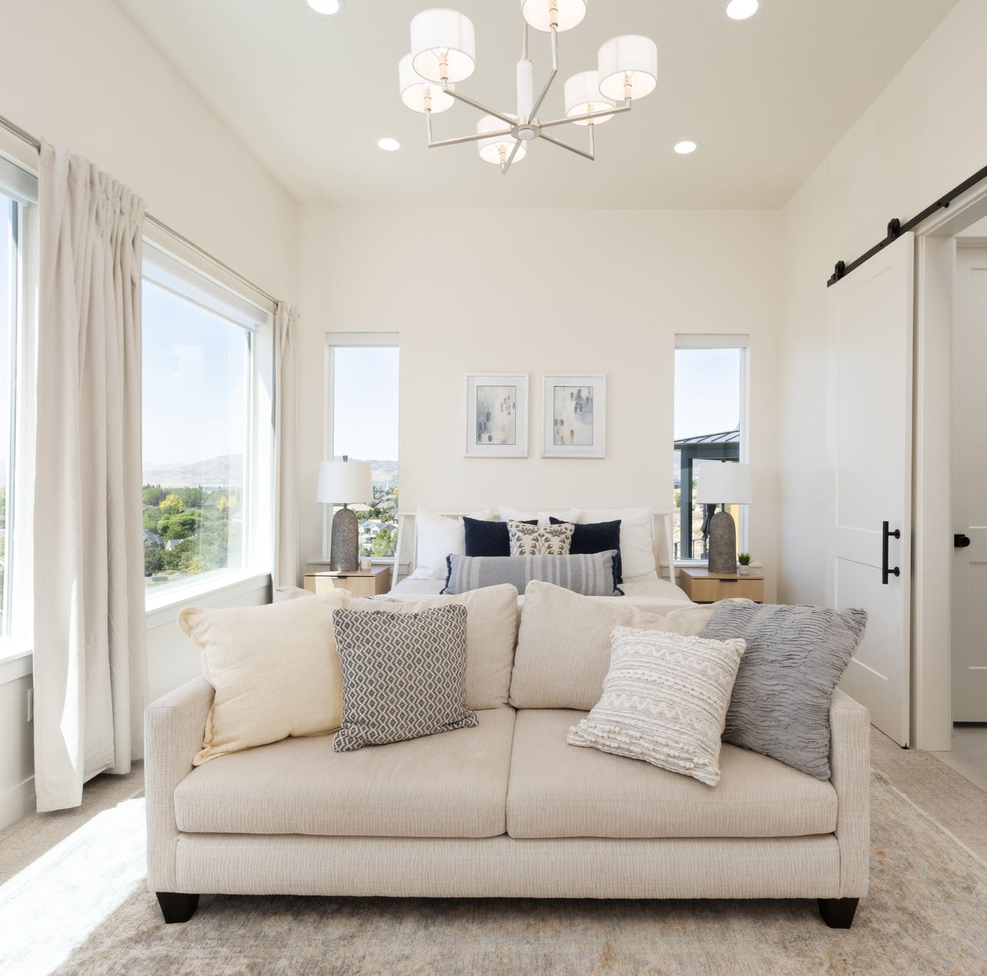 Sunlit living space professionally photographed for ERA marketing